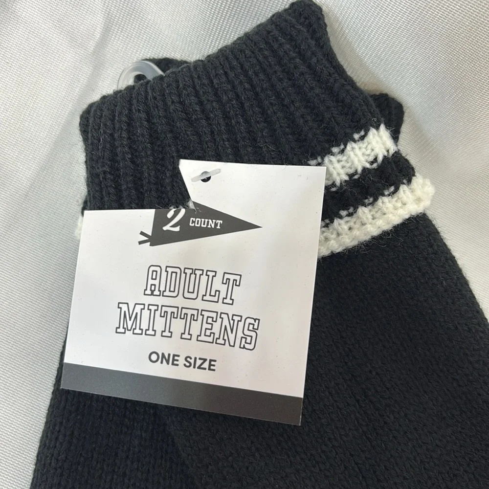 Gertex Knit thick linedMittens Soft Warm Stretchy One Size Fits Most  gloves